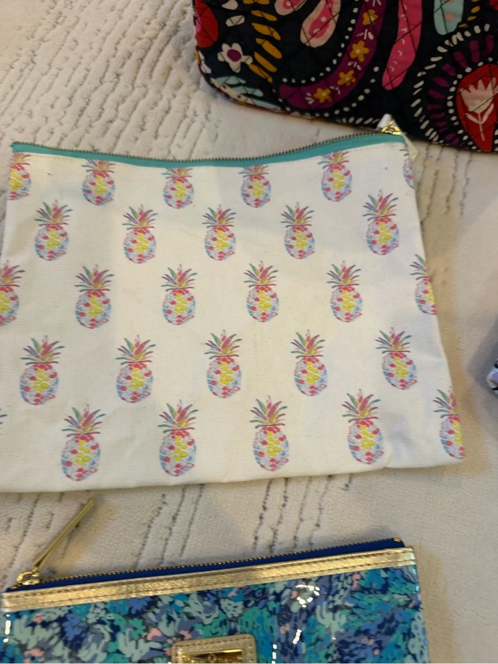 Vera Bradley & Lilly Pulitzer Travel Organizer Bundle – 4 Pieces